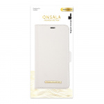 ONSALA COLLECTION Mobile Wallet Saffiano White iPhone 12 / 12 Pro ONSALA COLLECTION Mobile Wallet Saffiano White iPhone 12 / 12 Pro