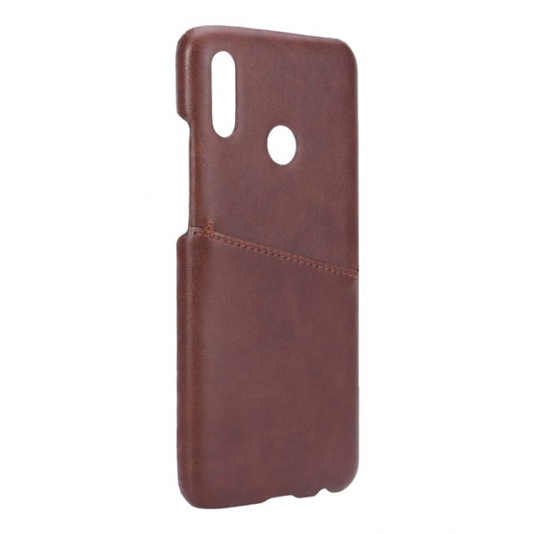 ONSALA Mobile Cover Brown with Cardpocket Huawei P Smart 2019  ONSALA Mobile Cover Brown with Cardpocket Huawei P Smart 2019