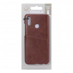 ONSALA Mobile Cover Brown with Cardpocket Huawei P Smart 2019  ONSALA Mobile Cover Brown with Cardpocket Huawei P Smart 2019