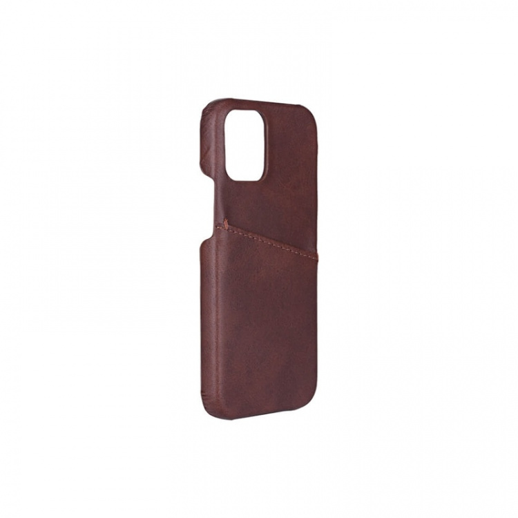 ONSALA Mobile Cover Brown with Cardpocket iPhone 12 Mini