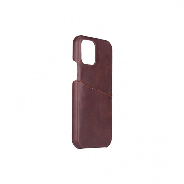 ONSALA Mobile Cover Brown with Cardpocket iPhone 12 / 12 Pro ONSALA Mobile Cover Brown with Cardpocket iPhone 12 / 12 Pro