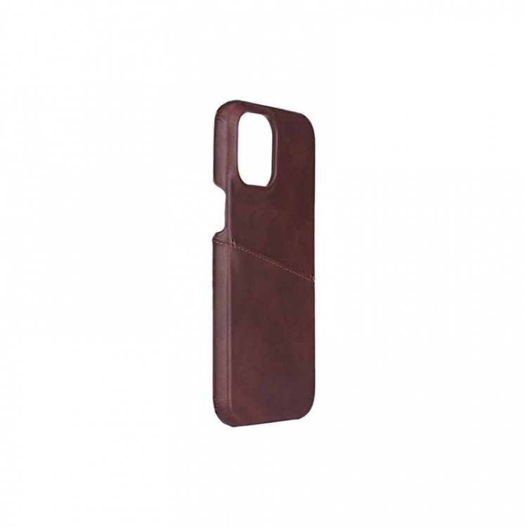 ONSALA Mobile Cover Brown with Cardpocket iPhone 12 Pro Max