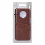 ONSALA Mobile Cover Brown with Cardpocket Oneplus 7T 