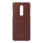 ONSALA Mobile Cover Brown with Cardpocket Oneplus 8  ONSALA Mobile Cover Brown with Cardpocket Oneplus 8
