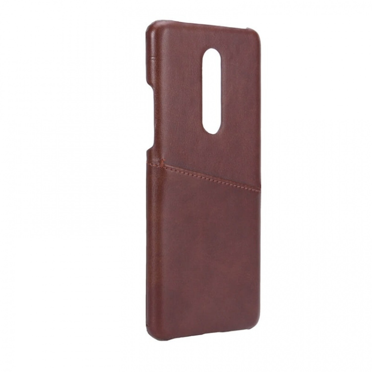 ONSALA Mobile Cover Brown with Cardpocket Oneplus 8  ONSALA Mobile Cover Brown with Cardpocket Oneplus 8