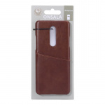 ONSALA Mobile Cover Brown with Cardpocket Oneplus 8  ONSALA Mobile Cover Brown with Cardpocket Oneplus 8