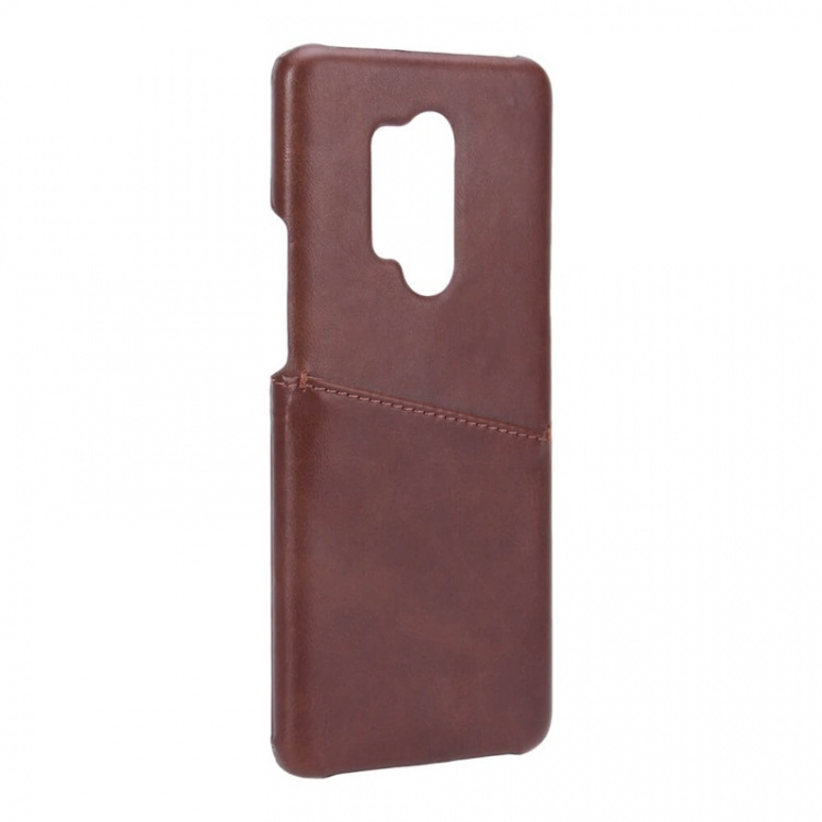 ONSALA Mobile Cover Brown with Cardpocket Oneplus 8 Pro 
