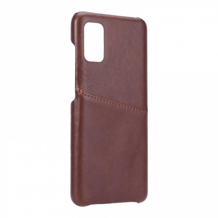 ONSALA Mobile Cover Brown with Cardpocket Samsung Galaxy A41  ONSALA Mobile Cover Brown with Cardpocket Samsung Galaxy A41