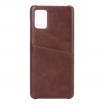 ONSALA Mobile Cover Brown with Cardpocket Samsung Galaxy A71 