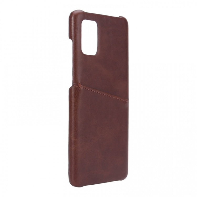 ONSALA Mobile Cover Brown with Cardpocket Samsung Galaxy A71 