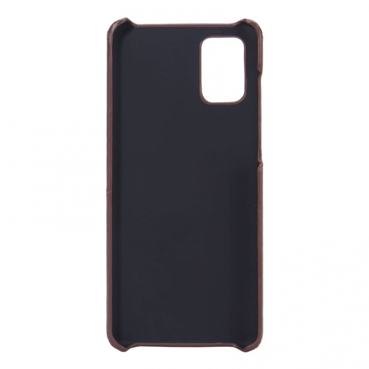 ONSALA Mobile Cover Brown with Cardpocket Samsung Galaxy A71 