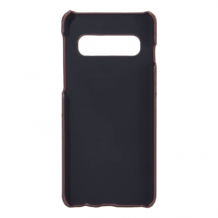 ONSALA Mobile Cover Brown with Cardpocket Samsung Galaxy S10  ONSALA Mobile Cover Brown with Cardpocket Samsung Galaxy S10