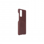 ONSALA Mobile Cover Brown with Cardpocket Samsung S20FE