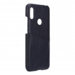 ONSALA Mobile Cover Black with Cardpocket Huawei Y6 