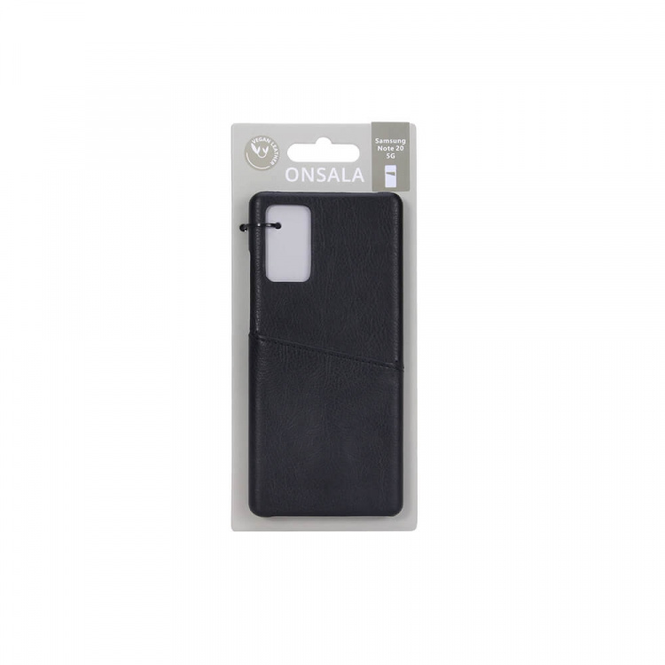 ONSALA Mobile Cover Black with Cardpocket Samsung Note 20 5G 
