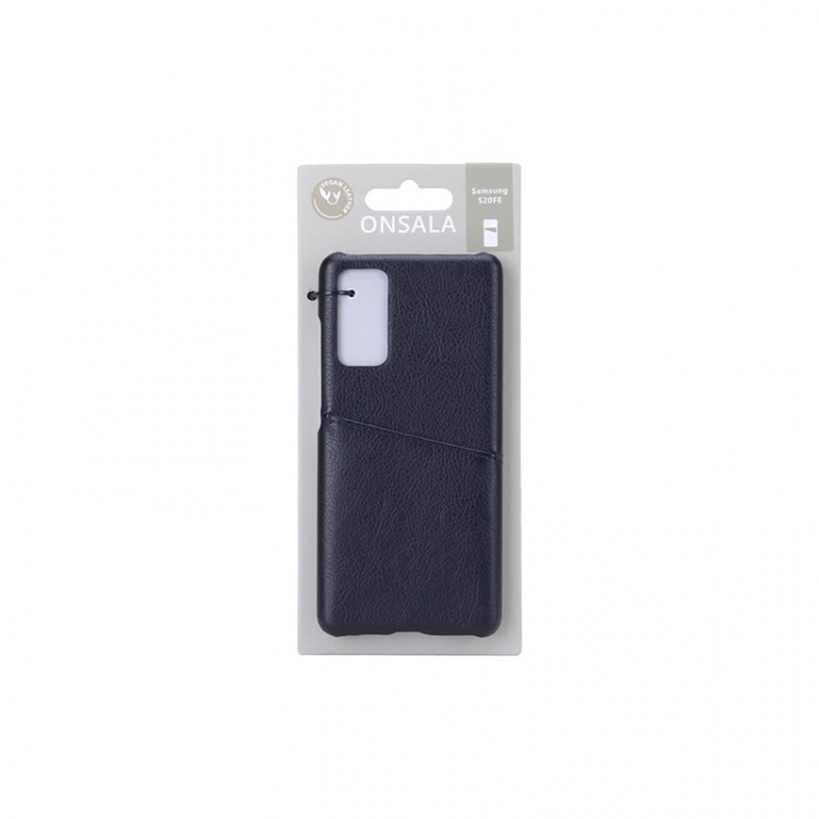 ONSALA Mobile Cover Black with Cardpocket Samsung S20FE ONSALA Mobile Cover Black with Cardpocket Samsung S20FE