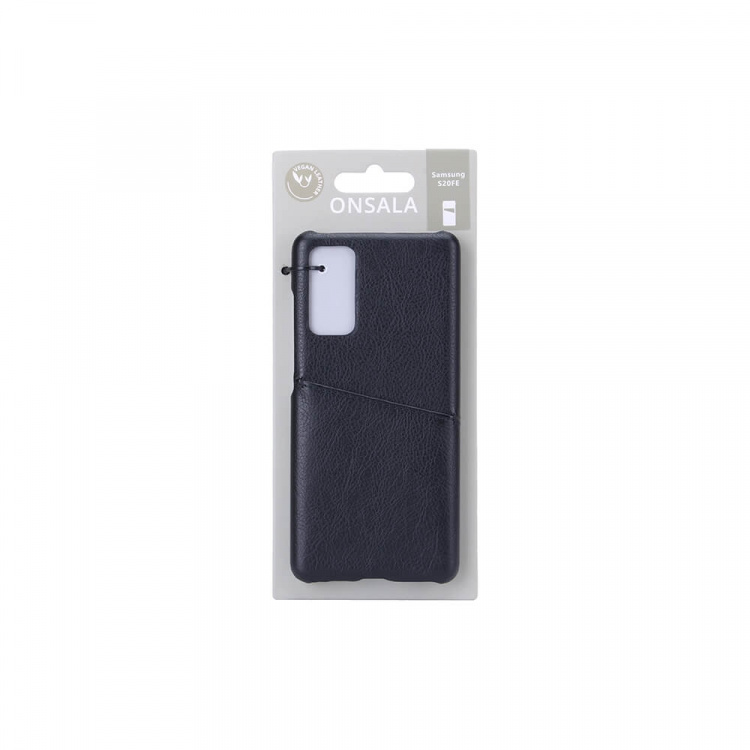 ONSALA Mobile Cover Black with Cardpocket Samsung S20FE ONSALA Mobile Cover Black with Cardpocket Samsung S20FE