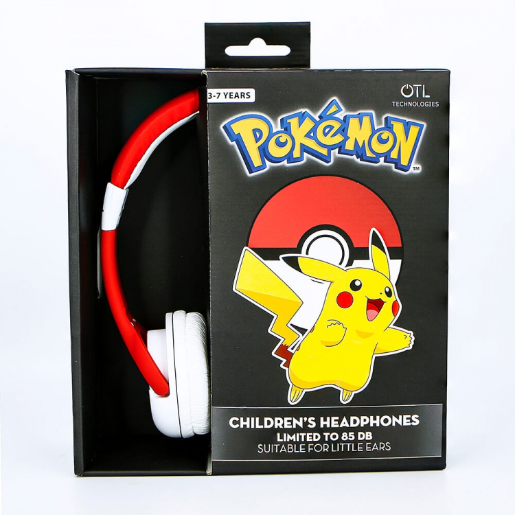 POKÉMON Headphones Junior On-Ear 85dB Pokeball