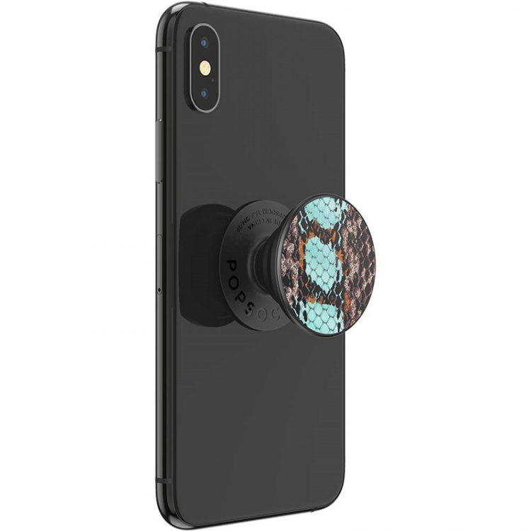 POPSOCKETS Embossed Metal Water Snake Removable Grip with Standfunction LUXE