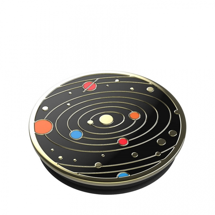 POPSOCKETS Enamel Solar flare Black Removable Grip with Standfunction Premium 