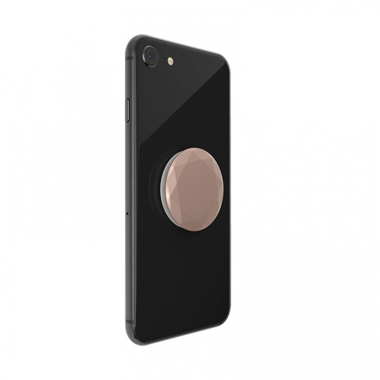 POPSOCKETS Metallic Diamond Rose Gold Removable Grip with Standfunction Premium 