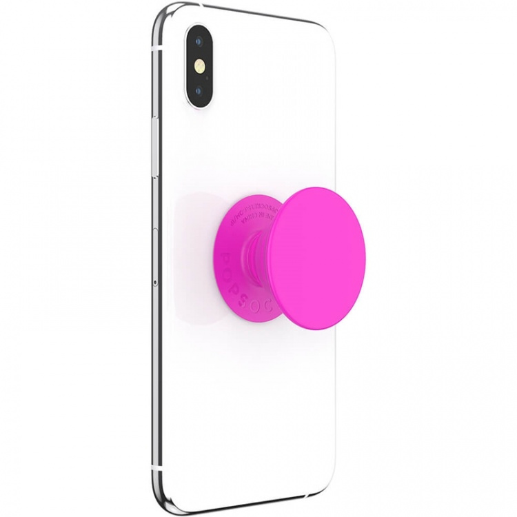 POPSOCKETS Neon Day Glo Pink Removable Grip with Standfunction