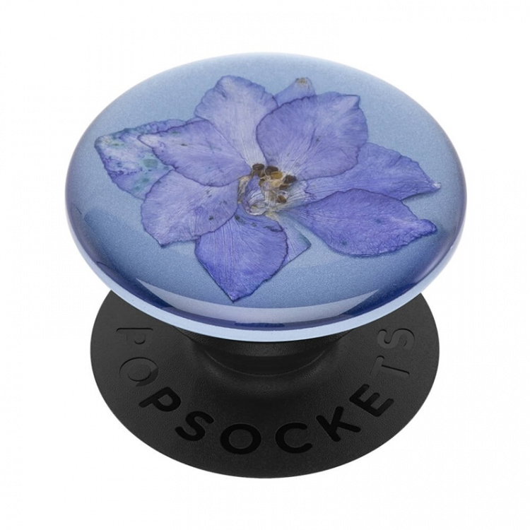 POPSOCKETS Pressed Flower Larkspur Removable Grip with Standfunction Premium  POPSOCKETS Pressed Flower Larkspur Removable Grip with Standfunction Premium