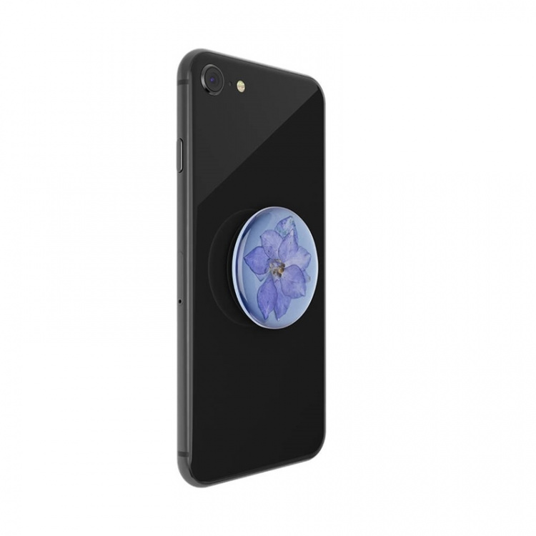 POPSOCKETS Pressed Flower Larkspur Removable Grip with Standfunction Premium  POPSOCKETS Pressed Flower Larkspur Removable Grip with Standfunction Premium