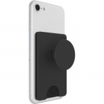 POPSOCKETS Wallet Black Removable Grip and PopWallet+