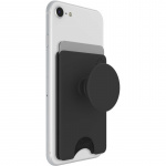 POPSOCKETS Wallet Black Removable Grip and PopWallet+