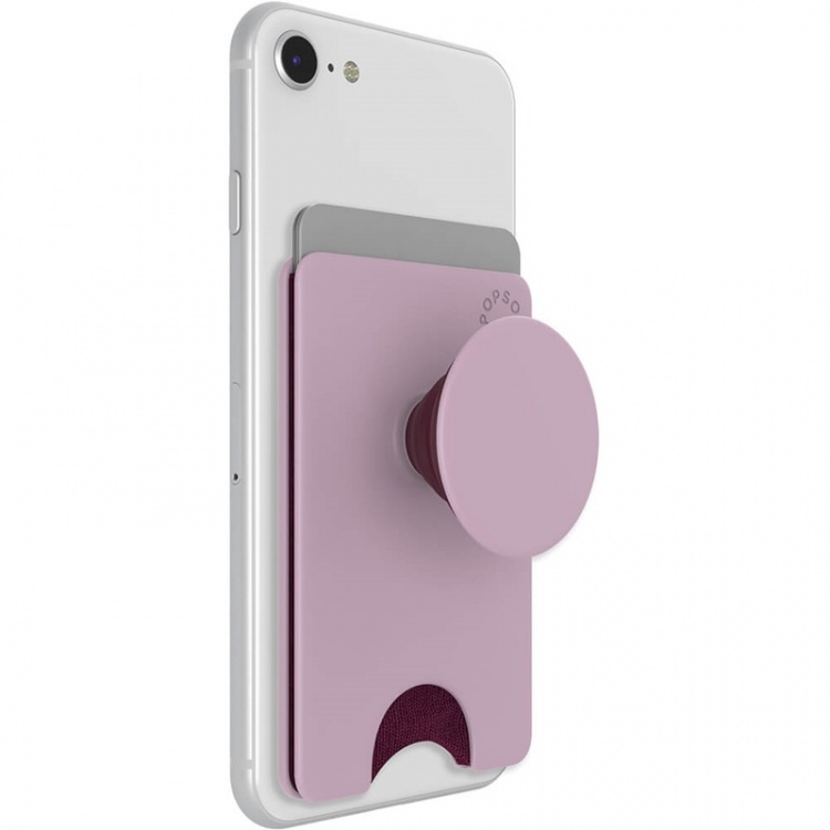 POPSOCKETS Wallet Blush Pink Removable Grip and PopWallet+