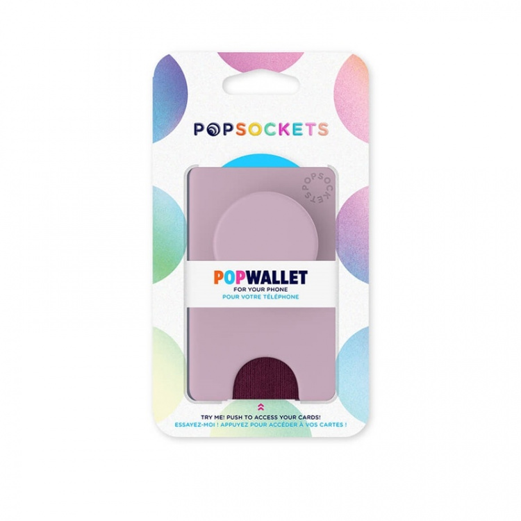 POPSOCKETS Wallet Blush Pink Removable Grip and PopWallet+