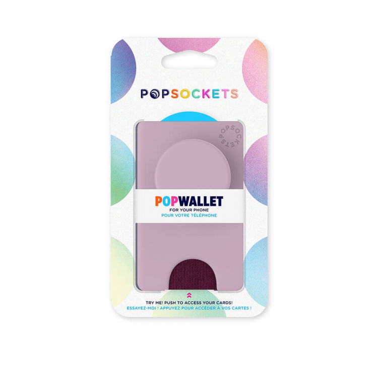 POPSOCKETS Wallet Blush Pink Removable Grip and PopWallet+