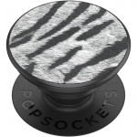 POPSOCKETS Vegan Leather Zebra Removable Grip with Standfunction Premium 