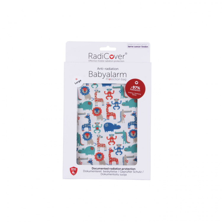 RADICOVER Radiation protected Babyalarmbag Large Babyprint RADICOVER Radiation protected Babyalarmbag Large Babyprint
