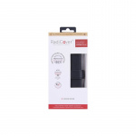 RADICOVER Radiation protected Mobilewallet PU iPhone 12 Mini Flipcover Black 3-Led RFID