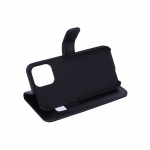 RADICOVER Radiation protected Mobilewallet PU iPhone 12/12 Pro Flipcover Black 3-Led RFID