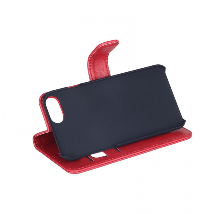 RADICOVER Radiationprotected Mobilewallet PU iPhone 6/7/8/SE Flipcover Red