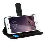 RADICOVER Radiation protected Mobilewallet PU iPhone 6/7/8/SE2020 Flipcover Black