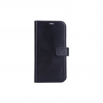 RADICOVER Radiation protected Mobilewallet Leather iPhone 12 Pro Max 2in1 Magnet Black 3-Led RFID