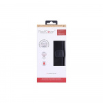 RADICOVER Radiation protected Mobilewallet Leather iPhone 12 Pro Max 2in1 Magnet Black 3-Led RFID