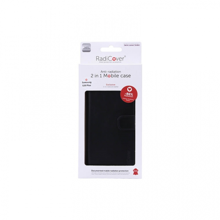 RADICOVER Radiation protected Mobilewallet Leather Samsung S20 Plus 2in1 Magnet Black RADICOVER Radiation protected Mobilewallet Leather Samsung S20 Plus 2in1 Magnet Black