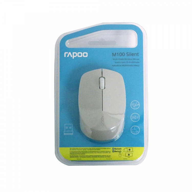 RAPOO Mice M100 Multi-Mode Wireless Optical Lightgrey