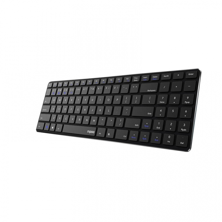 RAPOO Keyboard E9100M Multi-Mode Wireless Black RAPOO Keyboard E9100M Multi-Mode Wireless Black