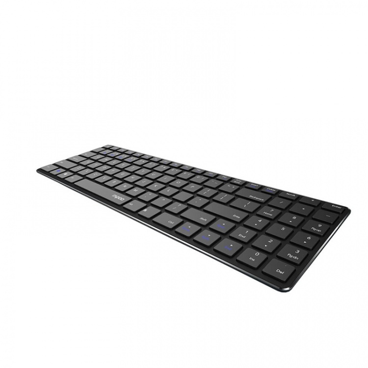 RAPOO Keyboard E9100M Multi-Mode Wireless Black RAPOO Keyboard E9100M Multi-Mode Wireless Black
