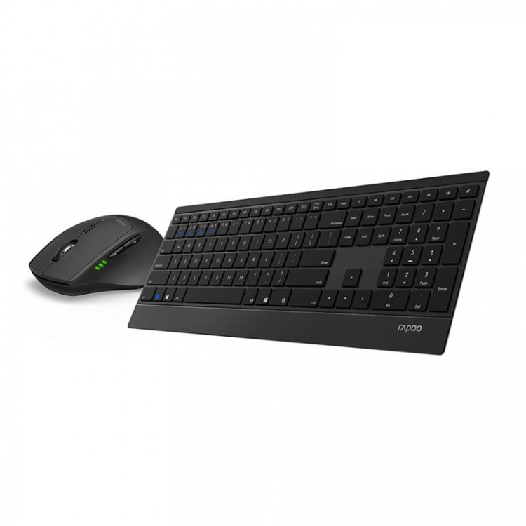 RAPOO Keyboard/Mice Set 9500M Multi-Mode Wireless Black