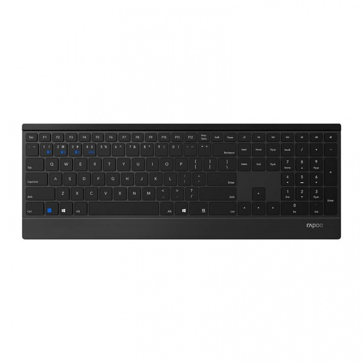RAPOO Keyboard/Mice Set 9500M Multi-Mode Wireless Black