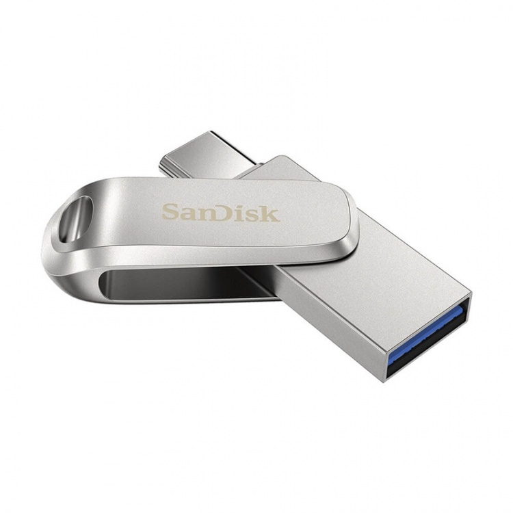 SanDisk USB-geheugenstick Ultra Dual Drive Luxe Type C 128Gb 150Mb/S Usb 3.1 Gen1