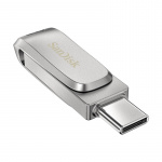 SanDisk USB-geheugenstick Ultra Dual Drive Luxe Type C 128Gb 150Mb/S Usb 3.1 Gen1