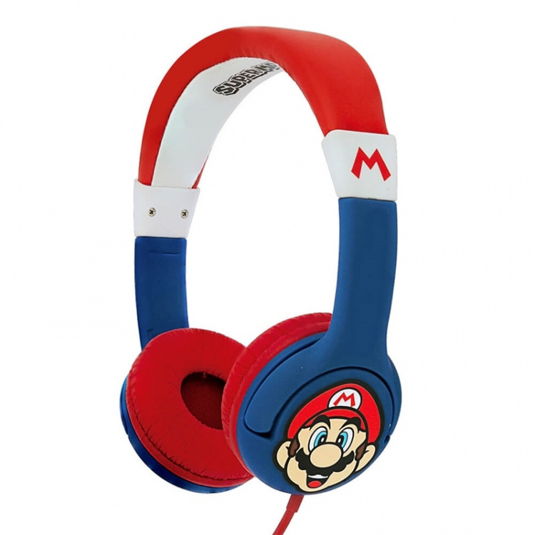 SUPER MARIO Headphones Junior On-Ear 85dB Mario SUPER MARIO Headphones Junior On-Ear 85dB Mario